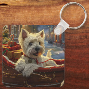 Llavero Festividad de los Navidades de perros del Territor