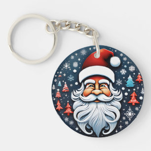 Llavero Festividad de Navidades con árboles