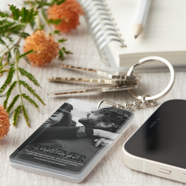 Llavero Festividad Minimalista de San Valentín (Frente Derecha)