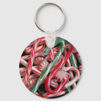 Llavero Festividades de Navidades de caña y menta