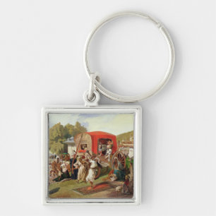 Llavero Fete al aire libre en Turquía, c.1830-60