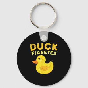 Llavero Fiabetes de pato Funny Conciencia del pato amarill