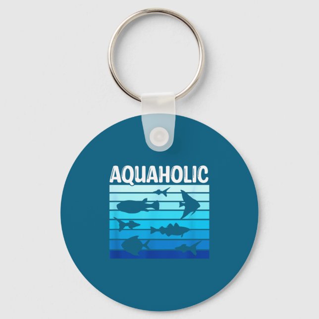 Llavero Fiank Funny Fishkeeper Quote Fish Keeper Aquarium  (Anverso)