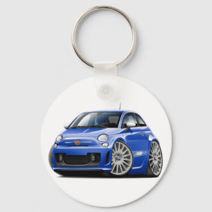 Llavero Fiat 500 Abarth Blue Car