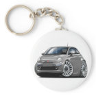 Fiat 500 Gray Car