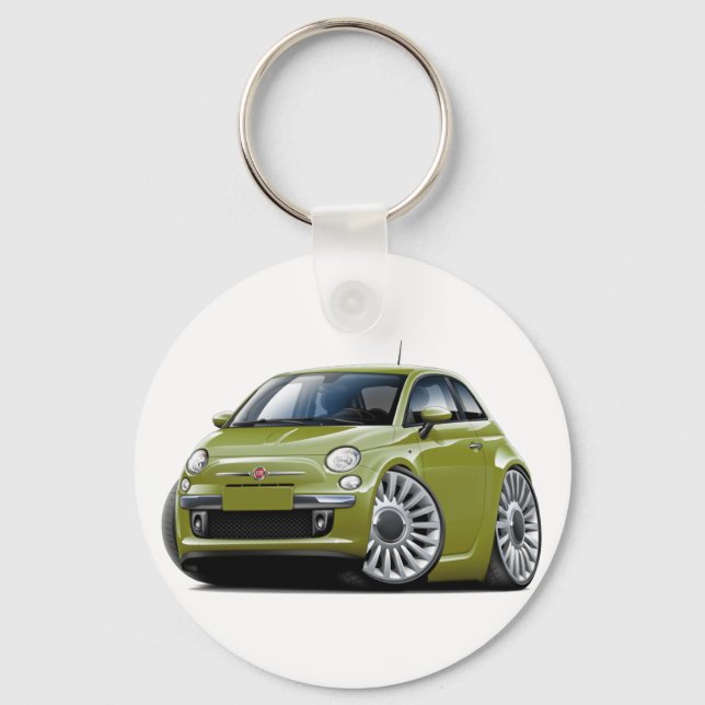 Llavero Fiat 500 Olive Car (Anverso)