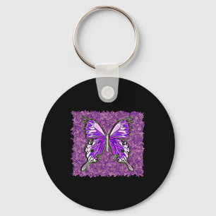 Llavero Fibro Lupus Stainass Butterfly Art Spoonie