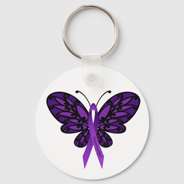 Llavero Fibromialgia Awareness Key Ring (Anverso)