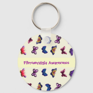 Llavero Fibromialgia Awareness Keychain
