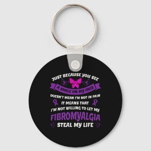 Llavero Fibromialgia Conciencia - Fibromialgia Dolor Aware