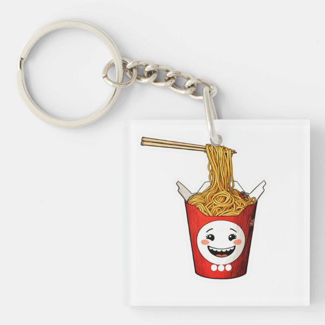 Llavero Fideos sonrientes (Frente)