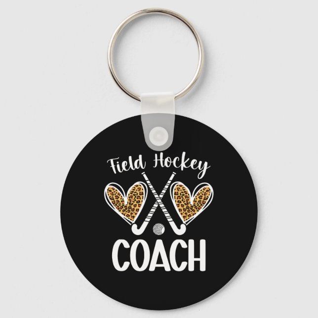 Llavero Field Hockey Coach Hearts Field Hockey Coach  (Anverso)