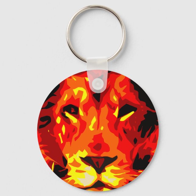 Llavero Fierce Red Lion (Anverso)