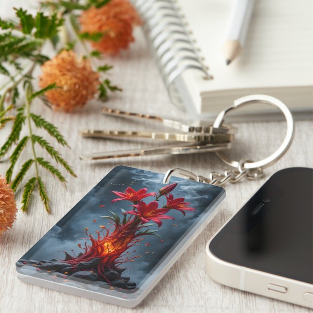 Llavero Fiery Lily Fantasy (Frente Derecha)