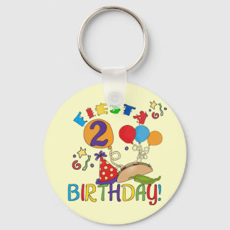 Llavero Fiesta 2º cumpleaños T camisetas y regalos