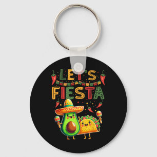 Llavero Fiesta Aguacate y Tacos Cinco De Mayo