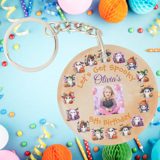 Llavero Fiesta Coffee Lover Ghost Acrylic Keychain para ni