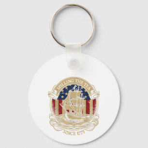 Llavero Fiesta como si fuera 1776 - Retro George Washingto