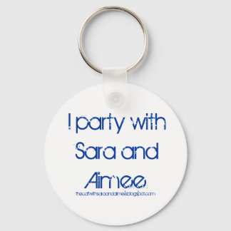 Llavero Fiesta con Sara y Aimee keychain