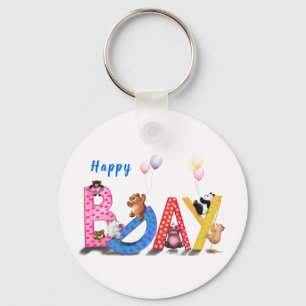 Llavero Fiesta de Bears Bears Happy Birday Keychain
