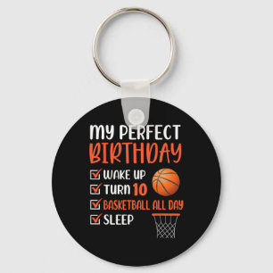 Llavero Fiesta de cumpleaños 10 años del baloncesto Bda