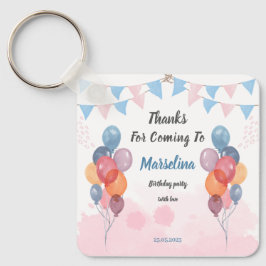 Llavero Fiesta de cumpleaños del chica de globo acuático K