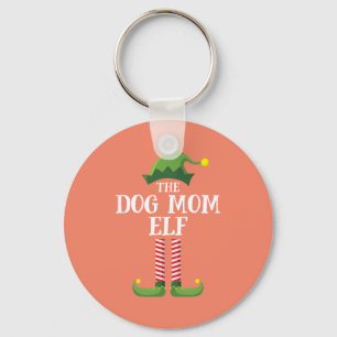 Llavero Fiesta de Navidades del grupo familiar Dog Mom Elf