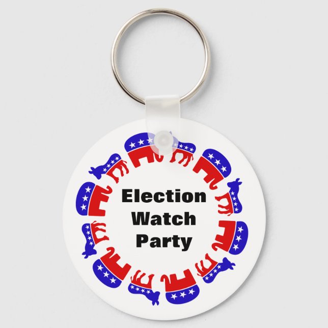 Llavero Fiesta de observación electoral (Anverso)