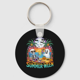 Llavero Fiesta de playa Halloween Vibes Summerween Skeleto