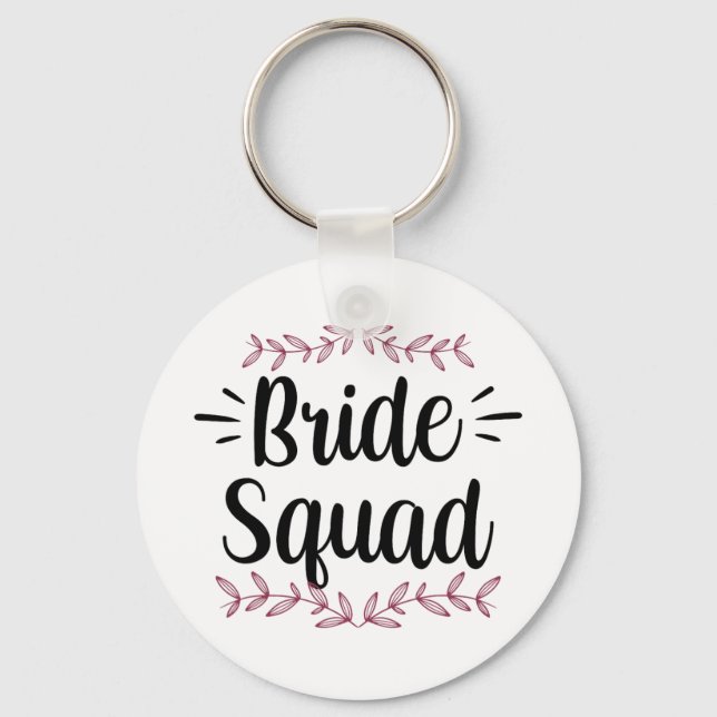 Llavero Fiesta de Squad de Novia Boda Despedida de Soltera (Anverso)