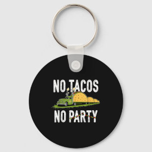 Llavero Fiesta del martes de taco divertida vibra para