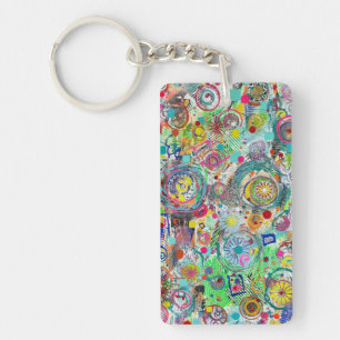 Llavero Fiesta en una cadena de claves de caja