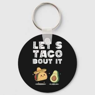 Llavero Fiesta gracioso taco por ti primer de mayo