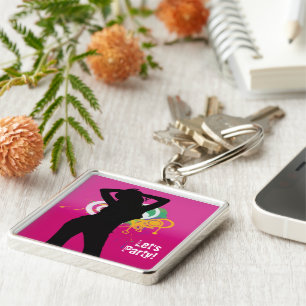 Llavero Fiesta#-Premium Square Keychain