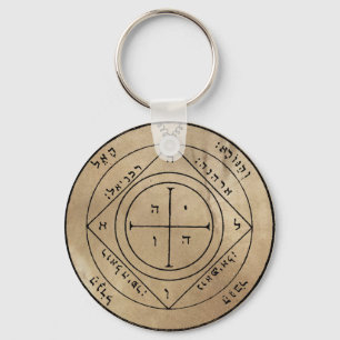 Llavero Fifth Pentacle of Saturn Keychain