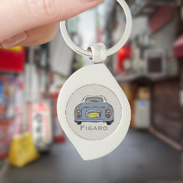 Llavero Figaración Lapis Gray Figaro Coche Monograma Plata