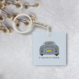 Llavero Figarations Lapis Gris Figaro Coche Monograma