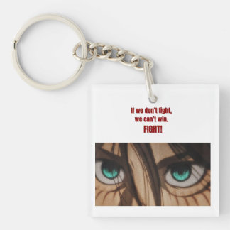 Llavero Fight for Freedom | Eren-Inspired Quote Design