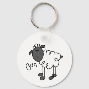 Llavero Figura camisetas y regalos del palillo de las ovej