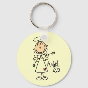 Llavero Figura camisetas y regalos del palillo del ángel