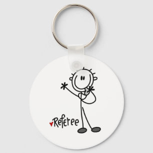 Llavero Figura camisetas y regalos del palillo del árbitro