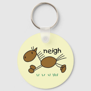 Llavero Figura camisetas y regalos del palillo del caballo