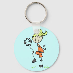 Llavero Figura camisetas y regalos del palillo del fútbol