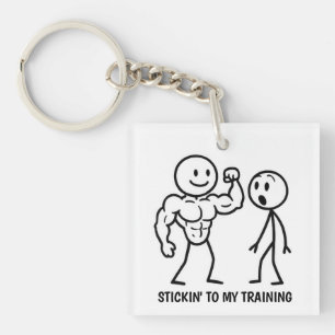Llavero Figura de Gym Stick