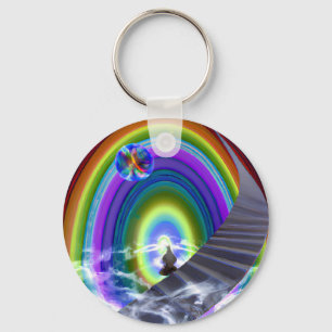Llavero Figura de misterio en el Stargate interdimensional