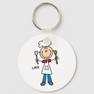 Llavero Figura de Palito Cocinero