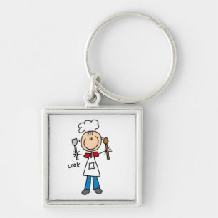 Llavero Figura de Palito Cocinero