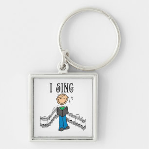 Llavero Figura de Palito Hombre Camisetas y Regalos I Cant