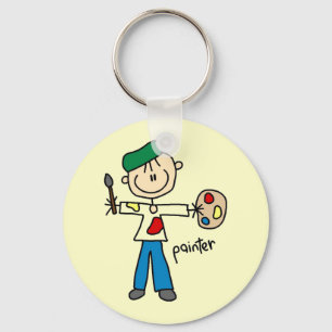 Llavero Figura de palo de pintor