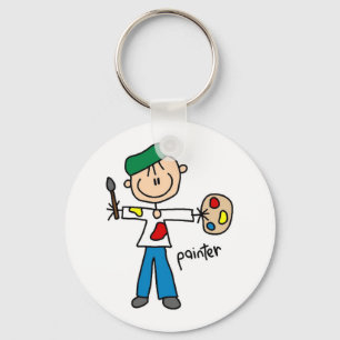 Llavero Figura de palo de pintor